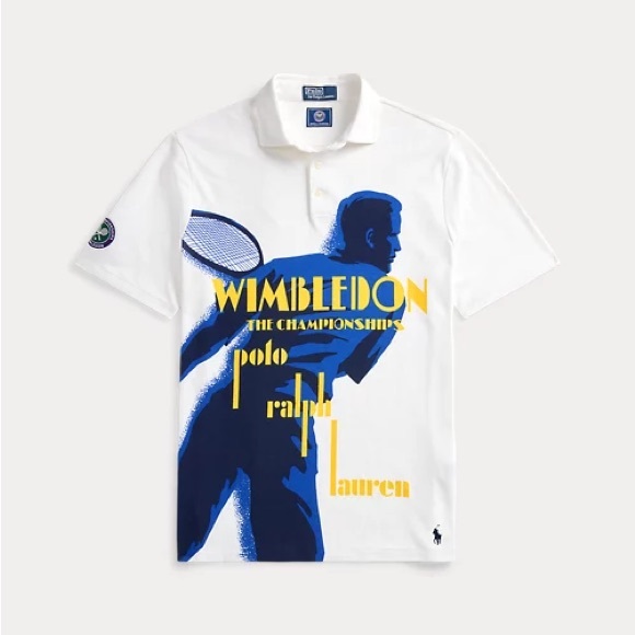 Polo Ralph Lauren Wimbledon Classic Fit Graphic Shirt Lawn Tennis